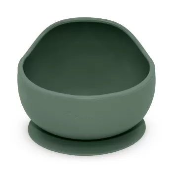   PETITE&MARS Szilikon tál tapadókoronggal Take&Match Misty Green 6m+