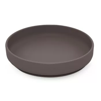   PETITE&MARS Szilikon tányér tapadókoronggal Take&Match Bitter Cocoa 6m+