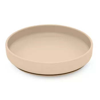   PETITE&MARS  Szilikon tányér tapadókoronggal Take&Match Desert Sand 6m+