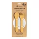 PETITE&MARS Szilikon evőeszközök Take&Match Intense Ochre 6m+