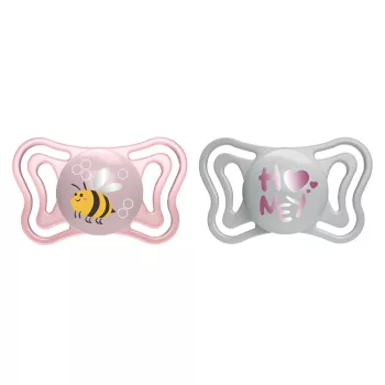   CHICCO Physio Light szilikon cumik rózsaszín 2-6 hónapos, 2 db