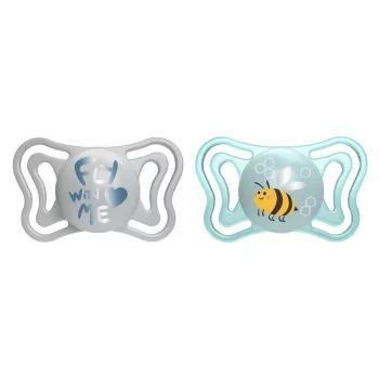 CHICCO Physio Light szilikon cumik kék 2-6 hónapos, 2 db
