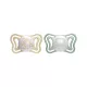 CHICCO Physio Light szilikonos éjszakai cumi 2-6h, 2db