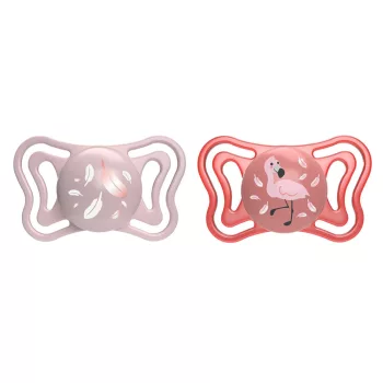   CHICCO Physio Light szilikon cumi rózsaszín 6-16 hónapos, 2 db