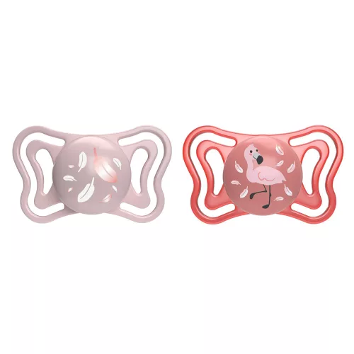 CHICCO Physio Light szilikon cumi rózsaszín 6-16 hónapos, 2 db