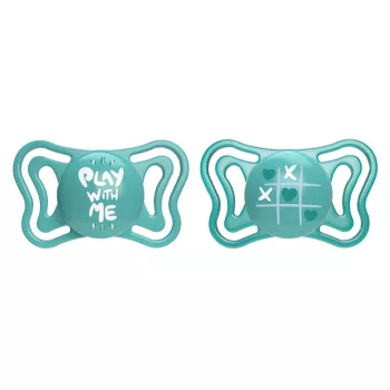 CHICCO Physio Light szilikon cumi kék 16-36 hónapos, 2 db