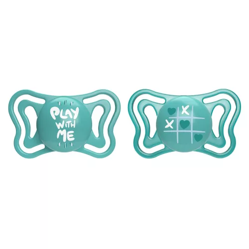 CHICCO Physio Light szilikon cumi kék 16-36 hónapos, 2 db