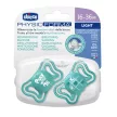 CHICCO Physio Light szilikon cumi kék 16-36 hónapos, 2 db