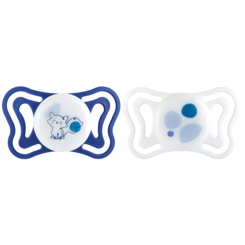 CHICCO Physioforma Light szilikon fogszabályozó cumi blue 16-36 hónap, 2 db