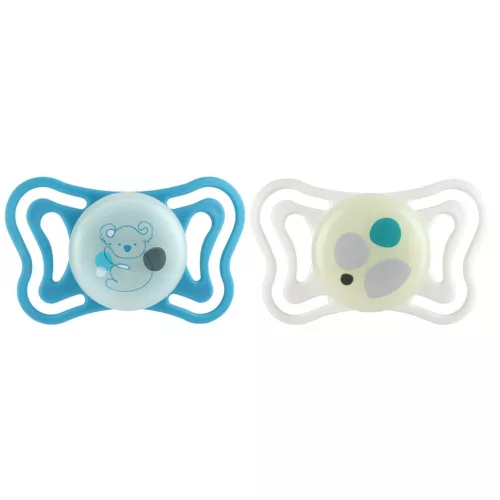 CHICCO Physioforma Light szilikon fogszabályozó cumi neutral 16-36 hónap, 2 db
