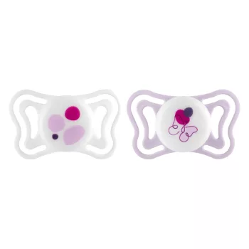   CHICCO Physioforma Light szilikon fogszabályozó cumi pink 2-6 hónap, 2 db