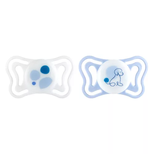 CHICCO Physioforma Light szilikon fogszabályozó cumi blue 2-6 hónap, 2 db