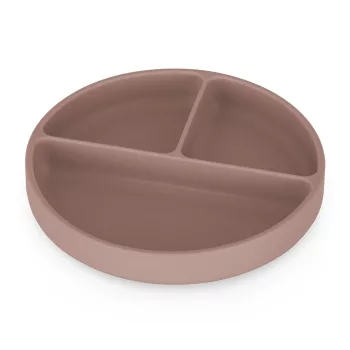   PETITE&MARS Szilikon osztott tányér Take&Match Velvet Latte 6m+
