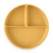 PETITE&MARS Szilikon osztott tányér, kerek Take&Match Intense Ochre 6m+