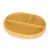 PETITE&MARS Szilikon osztott tányér, ovális Take&Match Intense Ochre 6m+