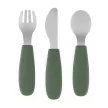 PETITE&MARS Rozsdamentes acél evőeszközkészlet Take&Match Misty Green 12m+