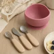 PETITE&MARS Rozsdamentes acél evőeszközkészlet Take&Match Desert Sand 12m+