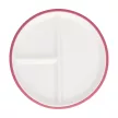 PETITE&MARS Kerámia tányér szilikon borítással Candy Pink
