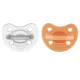 CHICCO Cumisüveg Physio Luxe narancs/szürke 6-16h, 2db