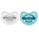 CHICCO Physio Luxe zöld/szürke cumi 16-36m, 2db