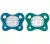 CHICCO PhysioForma® Dual Soft kék cumi 16-36 hónapos korig, 2 db