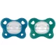 CHICCO PhysioForma® Dual Soft kék cumi 16-36 hónapos korig, 2 db
