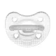 CHICCO Physio Luxe teljesen szilikon cumi 2-6m crystal 2 db