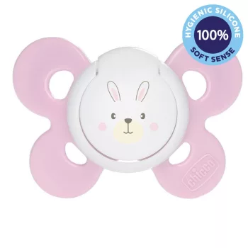 CHICCO Physio Comfort szilikon cumi 2-6m lány - nyuszi 1 db