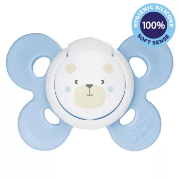   CHICCO Cumisüveg Physio Comfort szilikon 2-6h fiú - mackó 1 db