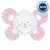 CHICCO Physio Comfort szilikon cumi 6-16 hónapos lányoknak - macska 1 db