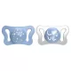 CHICCO Physio Micro szilikon cumi 0-2m fiú 2 db