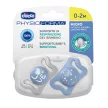 CHICCO Physio Micro szilikon cumi 0-2m fiú 2 db