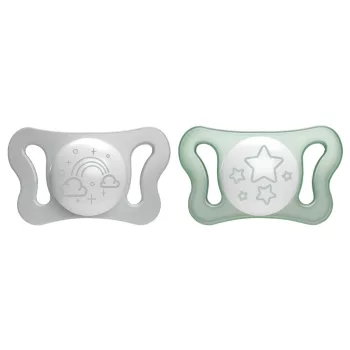 CHICCO Physio Micro szilikon cumi 0-2m éjszakai 2 db