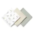 BABYONO Muszlin pelenkák Super Soft 3 db, Zöld 70 x 70 cm