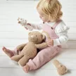 NATTOU Plüss játék csörgő Teddy maci 14 cm, 0m+