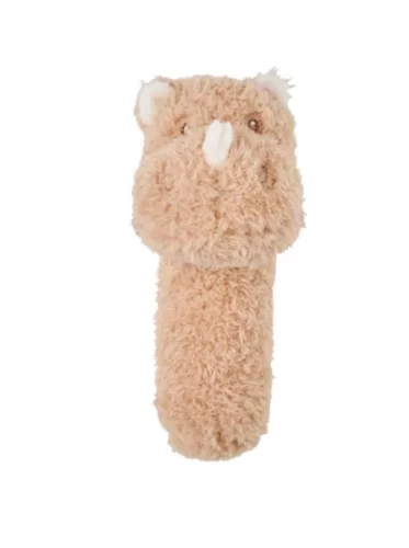 NATTOU Plüss játék csörgő Teddy orrszarvú 14 cm, 0m+