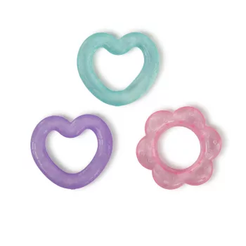 BRIGHT STARTS Vizzel töltött rágóka PiP - 3 forma, 3hó+