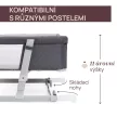 CHICCO Next2Me Twins ikerágy - Magnet Grey