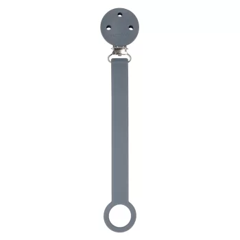 NATTOU cumisüveg klip szilikon sötétszürke