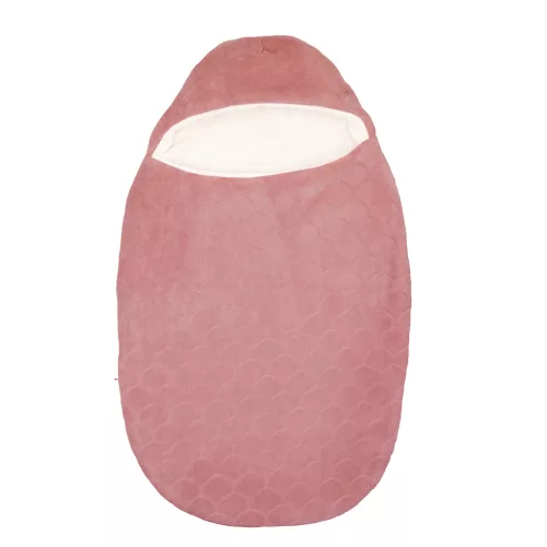 NATTOU Lapidou régi rózsaszín 70 cm-es babahordozóba való bundazsák