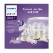 Philips AVENT Natural Response szoptatási készlet kézi mellszívóval és MW sterilizátorral