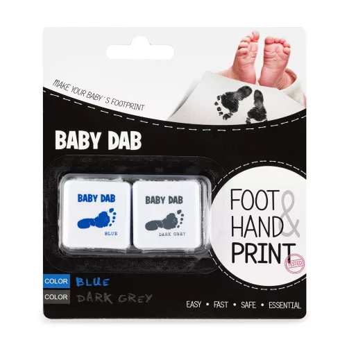 BABY DAB Lenyomatkészítő kék+szürke