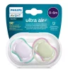 Philips AVENT SCF085/24 Játszócumi Ultra air neutral 0-6hó lányos lila, 2db