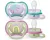 Philips AVENT SCF085/59 Játszócumi Ultra air mintás 0-6hó lányos (szivárvány), 2db