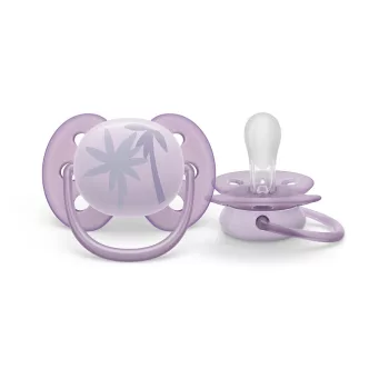   Philips AVENT SCF092/03 Játszócumi Ultrasoft Premium 0-6hó lila 1 db