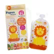 PETITE&MARS Papoo Original tasak bébiételekhez, lion 6 db