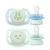 Philips AVENT SCF075/08 Játszócumi ultra start éjszakai 0-2hó fiús 2 db