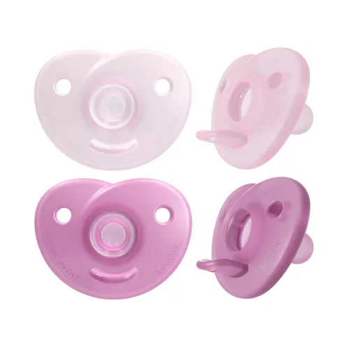 Philips AVENT Soothie cumi 0-6 hónapos lányoknak, 2 db