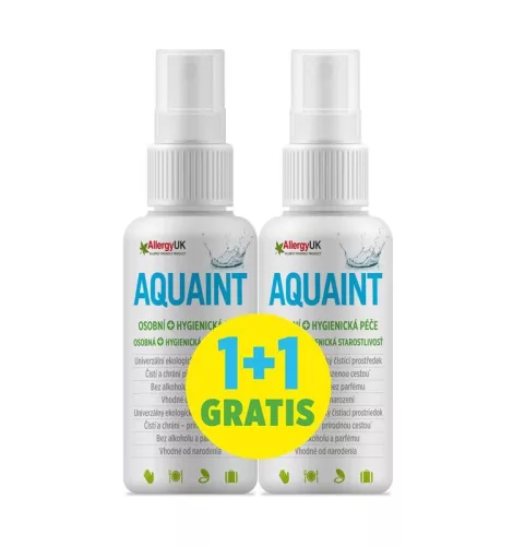 AQUAINT 100% ökológiai tisztító víz 50 ml + AJÁNDÉK Aquaint 50ml