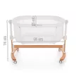 PETITE&MARS Állítható kiságy bölcső funkcióval Glory 2in1 Ivory Cream